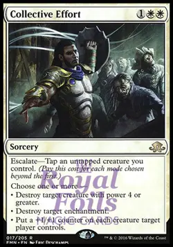 Collective Effort 2x FOIL EMN MTG Eldritch Moon Rare MINT white - Image 1