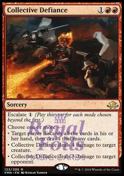 Collective Defiance 1x FOIL EMN MTG Eldritch Moon Rare MINT red - Image 1