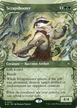 Scrapshooter (Showcase) Bloomburrow - Magic MTG NM - Image 1