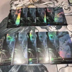 Forest The End Of Eternity Basic Land Foil MTG 10 Sheets - Image 1