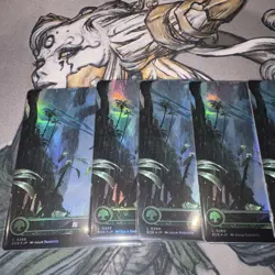 Forest The End Of Eternity Basic Land Foil MTG 10 Sheets - Image 2