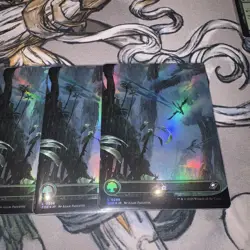 Forest The End Of Eternity Basic Land Foil MTG 10 Sheets - Image 3
