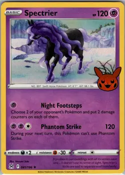 Spectrier 081/196 Trick or Trade 2023 Lost Origin NM Pokemon Card - Image 1