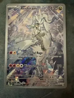 Pokemon Scarlet & Violet lN's Reshiram #167 Journey Together Full Art Rare Holo - Image 3