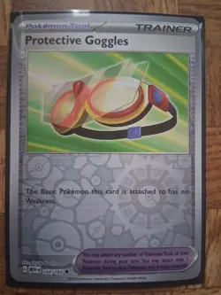 Pokemon TCG Protective Goggles 164/165 Sv:151 Reverse Holo NM - Image 1