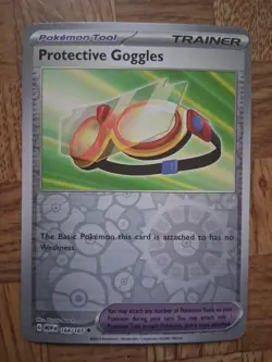 Pokemon TCG Protective Goggles 164/165 Sv:151 Reverse Holo NM - Image 2