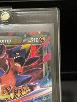 Pokemon XY (Mega) M Garchomp EX Black star promo XY168 Holo Rare! - Image 3