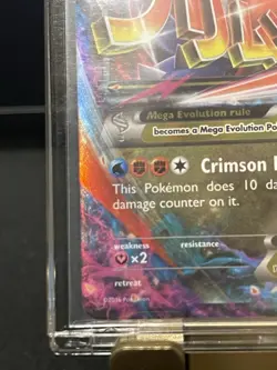 Pokemon XY (Mega) M Garchomp EX Black star promo XY168 Holo Rare! - Image 5