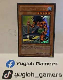 YUGIOH THE LEGENDARY FISHERMAN PSV-076 1ST EDITION PLAYED ULTRA - Image 1