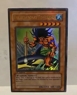 YUGIOH THE LEGENDARY FISHERMAN PSV-076 1ST EDITION PLAYED ULTRA - Image 2