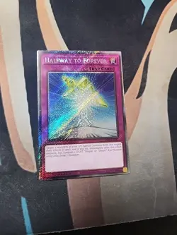 Halfway to Forever 1st Edition Platinum Secret Rare RA04-EN285 NM Yugioh - Image 1