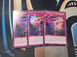 3x Transaction Rollback 1st Edition Ultra Rare RA04-EN105 Playset X3 Yugioh NM - Image 1