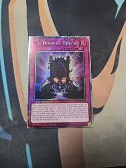The Door of Destiny Platinum Secret Rare RA04-EN240 1st Ed NM Yugioh - Image 1