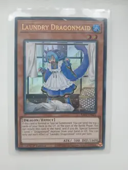 Laundry Dragonmaid RA03-EN021 Secret Rare Card 1st Edition YuGiOh - Image 1