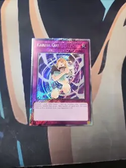 Karma Cut Platinum Secret Rare RA04-EN128 1st Ed NM Yugioh - Image 1