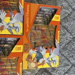 POKEMON Reshiram & Charizard GX Premium Collection - Image 3