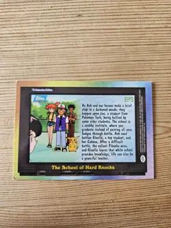 Topps - Pokemon - The School of Hard Knocks - Non Holo - EP9 - Series 2 Card - Image 2