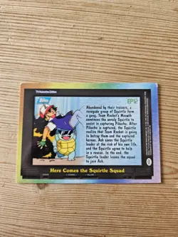Topps Pokemon Card Here Comes the Squirtle Squad EP12 - Image 2