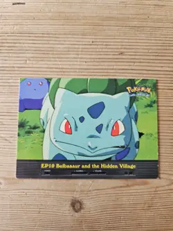 Pokemon Bulbasaur And The Hidden Village EP10 Topps 1998 Trading Card TCG - Image 1