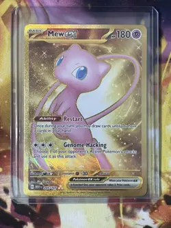 Pokemon Mew EX Holo Card 205/165 Scarlet and Violet 151 Series - Image 1