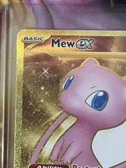 Pokemon Mew EX Holo Card 205/165 Scarlet and Violet 151 Series - Image 2