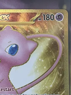 Pokemon Mew EX Holo Card 205/165 Scarlet and Violet 151 Series - Image 3