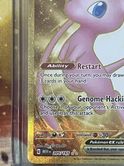Pokemon Mew EX Holo Card 205/165 Scarlet and Violet 151 Series - Image 5