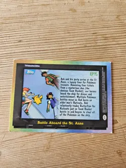 TOPPS POKEMON CARD Battle Aboard The St. Anne #EP15 2000’s - Image 2