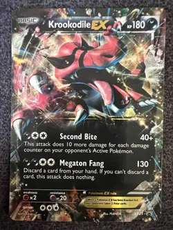 Krookodile EX XY25 Black Star Promos Holo Pokemon Card NM/LP - Image 1