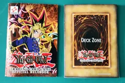1996 Yu-Gi-Oh! Trading Card Game TCG Official Rulebook & Deck Zone (Konami) VG+ - Image 1