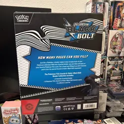 Pokemon Black Bolt Binder Collection “Brand New” Factory Sealed - Image 2