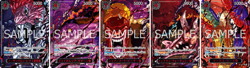 ONE PIECE Card Inherited Will Five Elders Red Parallel Complete set Japanese - Image 1