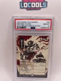MTG Card Demonic Tutor STA-JP Mythic Rare Magic The Gathering JP PSA 8 - Image 1