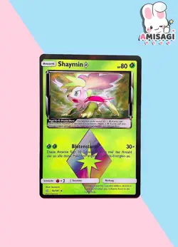 Pokemon Card - Shaymin 10/181 Prisma Teams Are Trump Deutsch 2019 TCG - Image 1