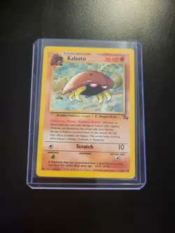 Kabuto - Fossil Set - 50/62 - Common - Pokemon Card - Unlimited Edition - Image 2