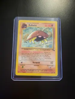 Kabuto - Fossil Set - 50/62 - Common - Pokemon Card - Unlimited Edition - Image 3