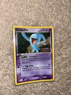 Wobbuffet 24/108 EX Power Keepers Reverse Holo Stamped Pokemon Card NM - Image 2