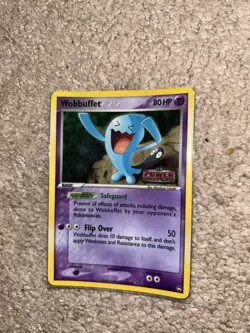 Wobbuffet 24/108 EX Power Keepers Reverse Holo Stamped Pokemon Card NM - Image 3