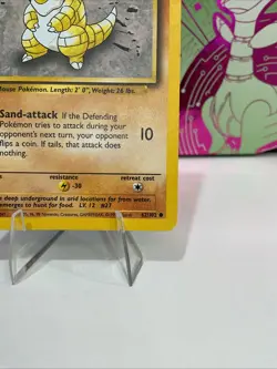 SANDSHREW - Base Set - 62/102 - Common - Pokemon Card - Unlimited Edition LP - Image 14