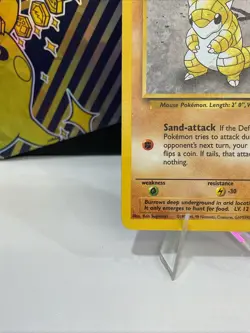SANDSHREW - Base Set - 62/102 - Common - Pokemon Card - Unlimited Edition LP - Image 15