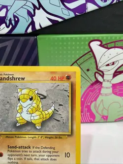 SANDSHREW - Base Set - 62/102 - Common - Pokemon Card - Unlimited Edition LP - Image 3