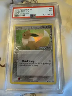 2005 Pokemon EX Eevee Rev Foil Delta Species #68 NM Card - Image 1