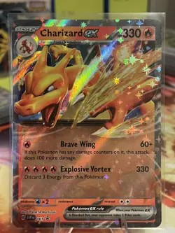 Charizard EX 161 SVP Black Star Promo Ultra Rare Holo Card NM Condition - Image 1