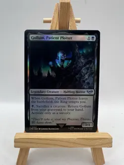 MTG Gollum, Patient Plotter (FOIL) 0084 Lord of the Rings LP Magic The Gathering - Image 1