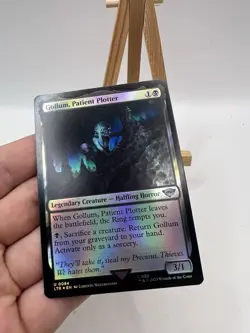 MTG Gollum, Patient Plotter (FOIL) 0084 Lord of the Rings LP Magic The Gathering - Image 3