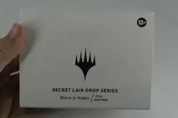 MTG SECRET LAIR BLACK IS MAGIC FOIL EDITION SEALED - Image 1