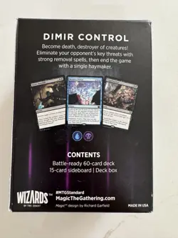 Magic The Gathering DIMIR CONTROL Challenger Deck Sealed New MTG - Image 3