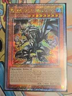 Red-Eyes Black Fullmetal Dragon ROTA-EN005 Quarter Century Rare 1st Ed Yugioh - Image 1