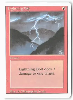 Lightning Bolt - Revised Edition () - MTG - Image 1