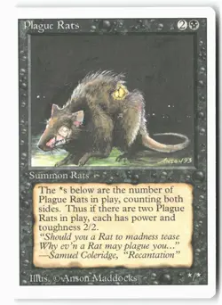 Plague Rats - Revised Edition () - MTG - Image 1